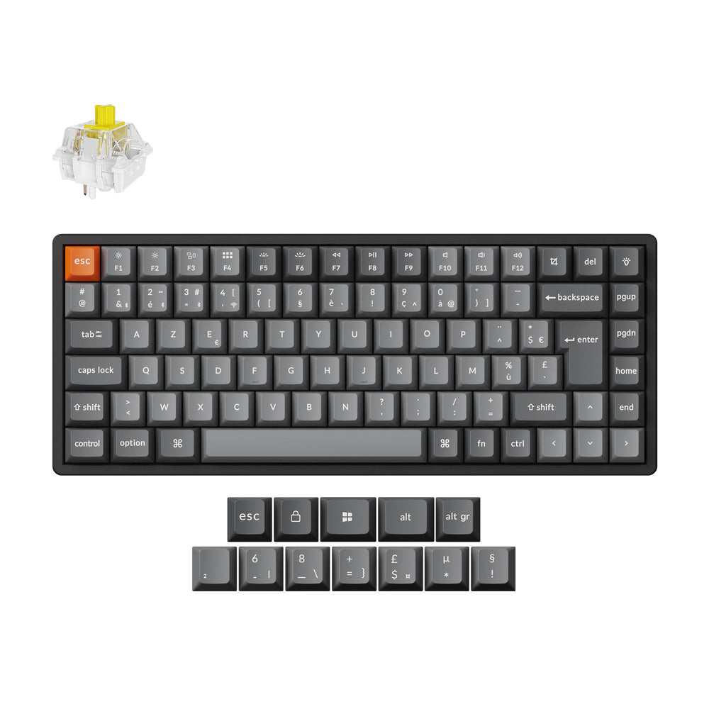 Keychron K2 Max QMK Wireless Mechanical Keyboard ISO Layout Collection