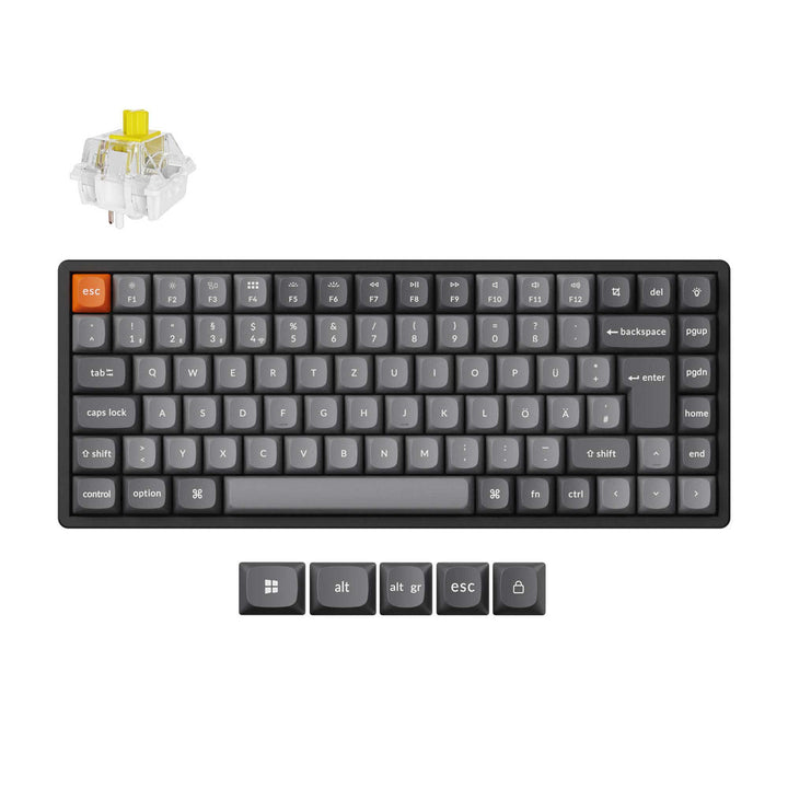 Teclado Mecánico Inalámbrico Keychron K2 Max QMK Colección de Distribución ISO