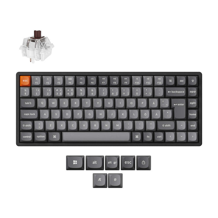 Teclado Mecánico Inalámbrico Keychron K2 Max QMK Colección de Distribución ISO