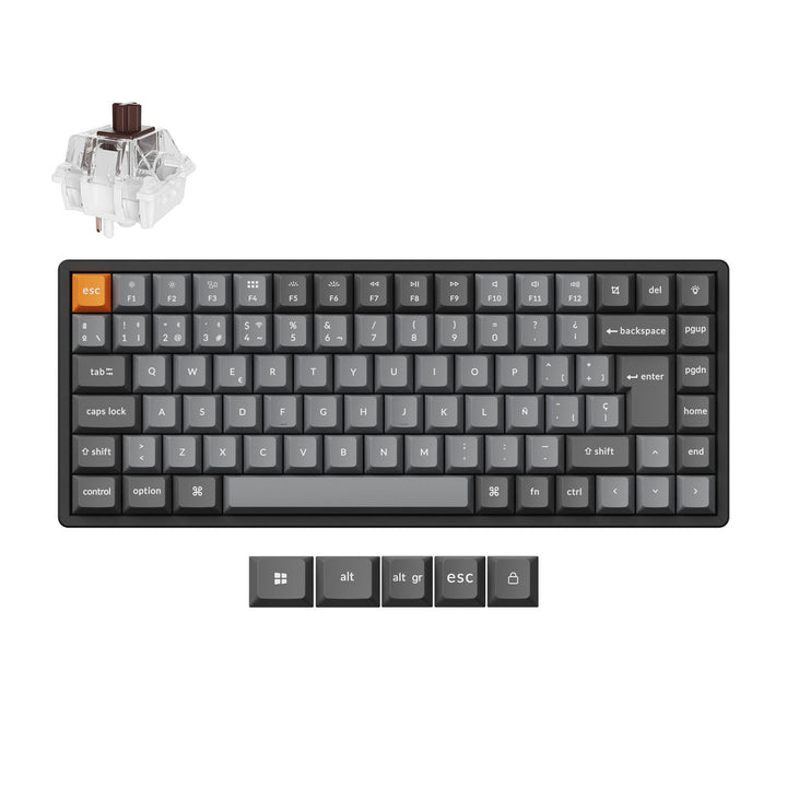 Teclado Mecánico Inalámbrico Keychron K2 Max QMK Colección de Distribución ISO