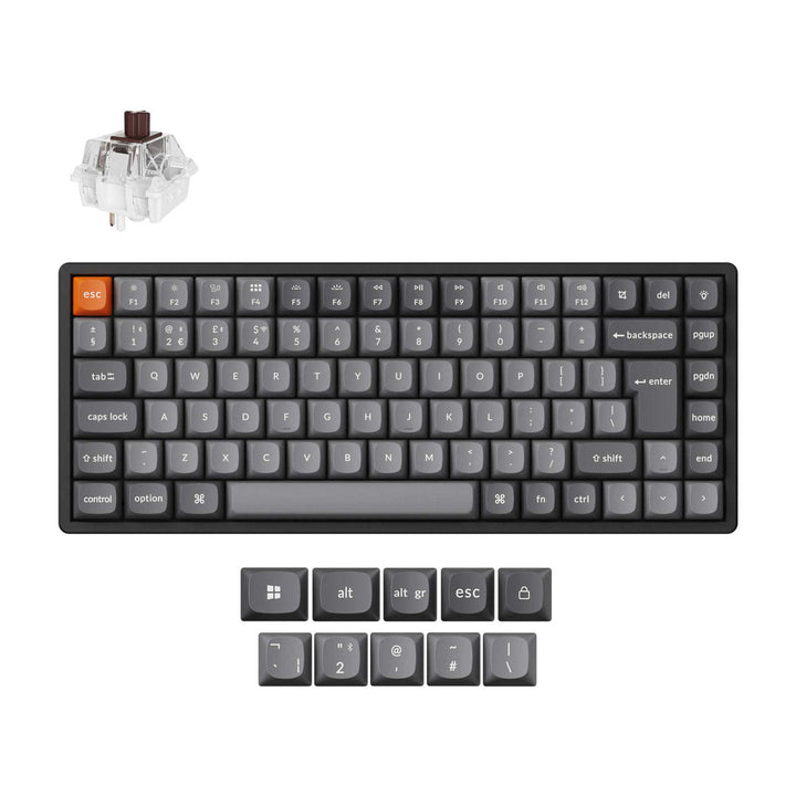Teclado Mecánico Inalámbrico Keychron K2 Max QMK Colección de Distribución ISO