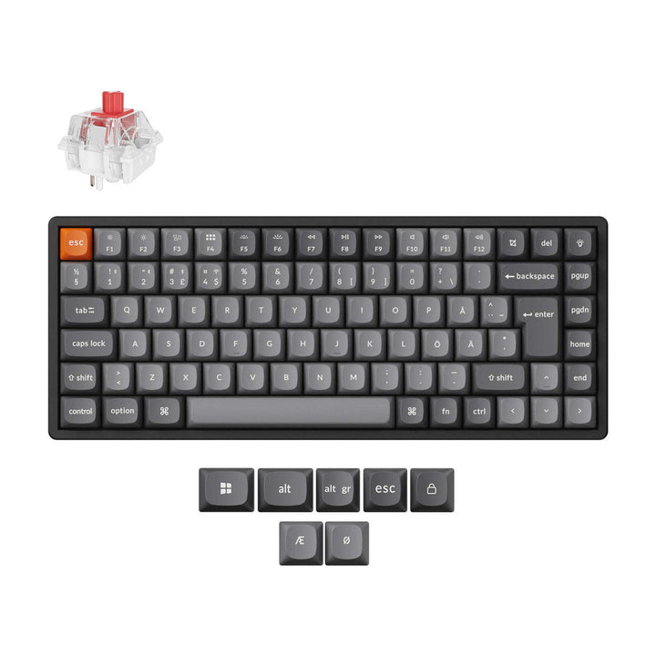 Teclado Mecánico Inalámbrico Keychron K2 Max QMK Colección de Distribución ISO
