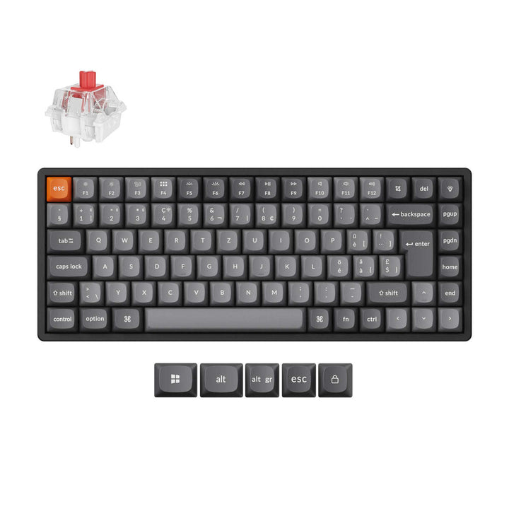 Teclado Mecánico Inalámbrico Keychron K2 Max QMK Colección de Distribución ISO