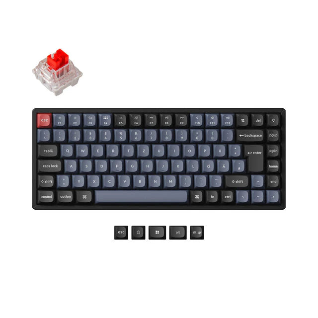 Teclado Mecánico Inalámbrico Keychron K2 Pro QMK/VIA Colección de Distribución ISO