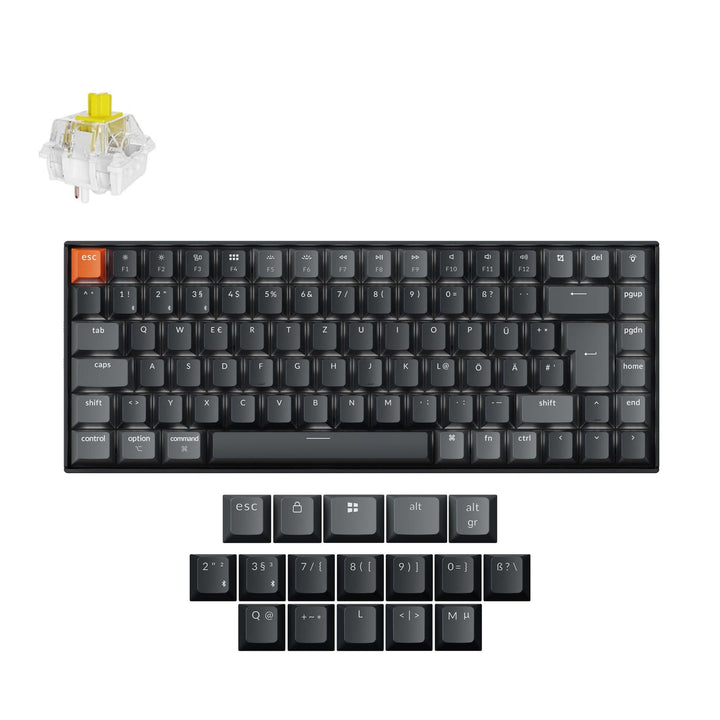 Teclado Mecánico Inalámbrico Keychron K2 QMK (Distribución ISO) - Versión 3