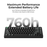 Teclado mecánico personalizado inalámbrico ultraligero 8K Keychron K10 Colección Layout ISO  