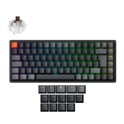 Teclado Mecánico Inalámbrico Keychron K2 QMK (Distribución ISO) - Version 3