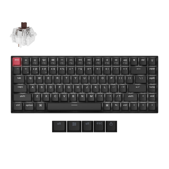 Teclado Mecánico Inalámbrico Keychron K2 QMK (Versión 3) (Distribución US ANSI)