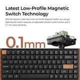 Keychron K3 HE Wireless Magnetic Switch Custom Keyboard(ANSI US Layout)