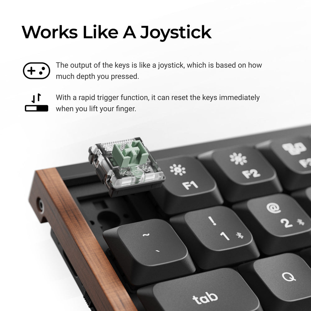 Keychron K3 HE Wireless Magnetic Switch Custom Keyboard(ANSI US Layout)