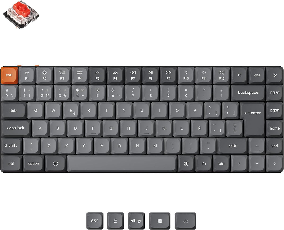 Teclado Mecánico Personalizado Inalámbrico Keychron K3 Max QMK - Colección de Distribución ISO