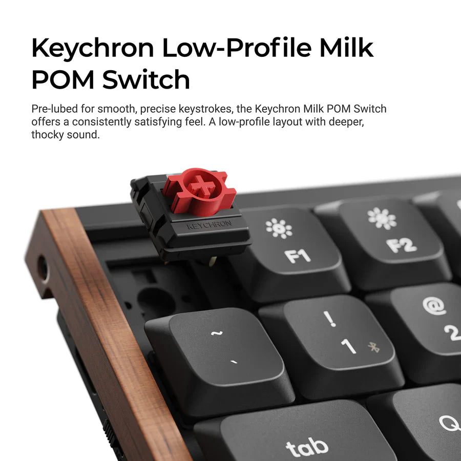 Teclado Mecánico Personalizado Inalámbrico Keychron K3 Max SE QMK (Teclado US ANSI)