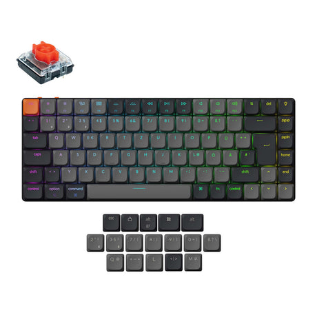 Teclado Mecánico Inalámbrico Keychron K3 QMK (Distribución ISO) - Versión 3