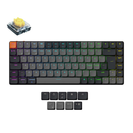 Teclado Mecánico Inalámbrico Keychron K3 QMK (Distribución ISO) - Versión 3