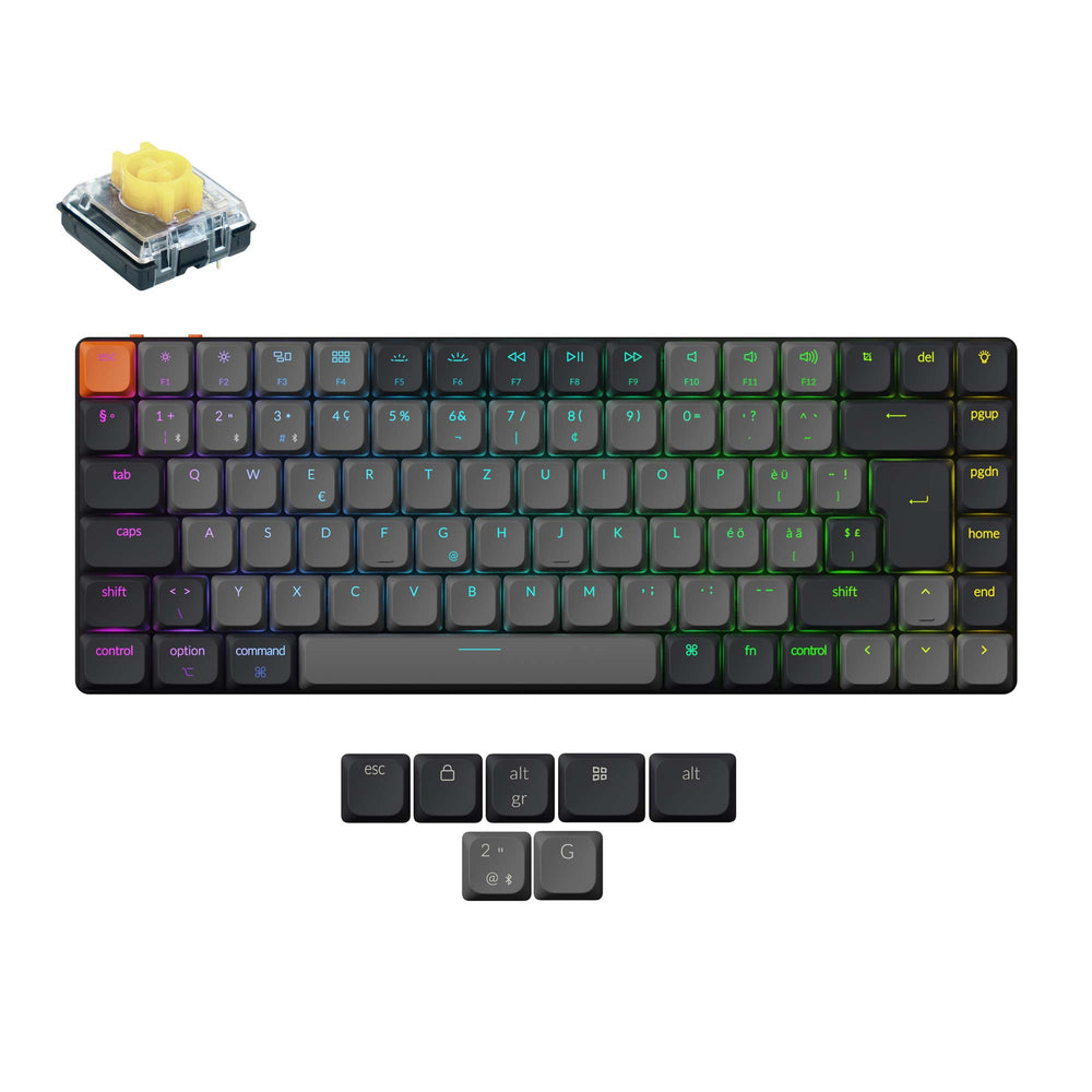 Teclado Mecánico Inalámbrico Keychron K3 QMK (Distribución ISO) - Versión 3