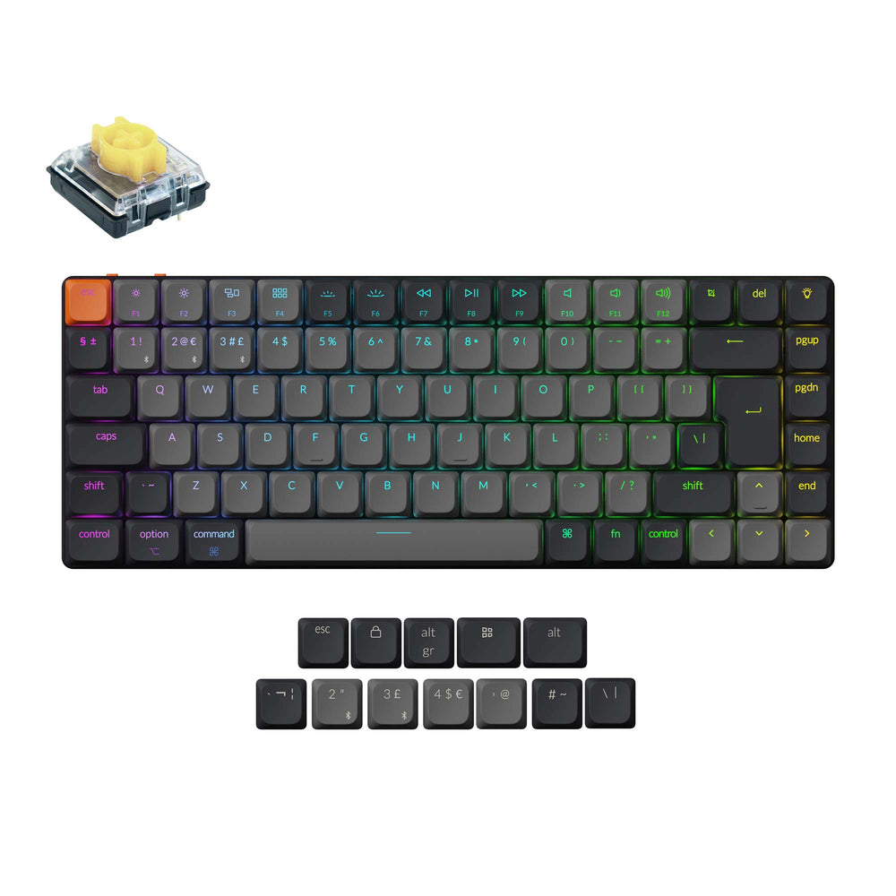 Teclado Mecánico Inalámbrico Keychron K3 QMK (Distribución ISO) - Versión 3