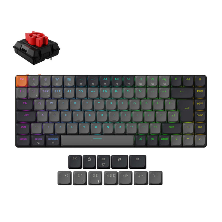 Teclado Mecánico Inalámbrico Keychron K3 QMK (Distribución ISO) - Version 3