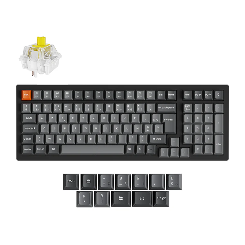 Keychron K4 Max QMK Wireless Mechanical Keyboard ISO Layout Collection