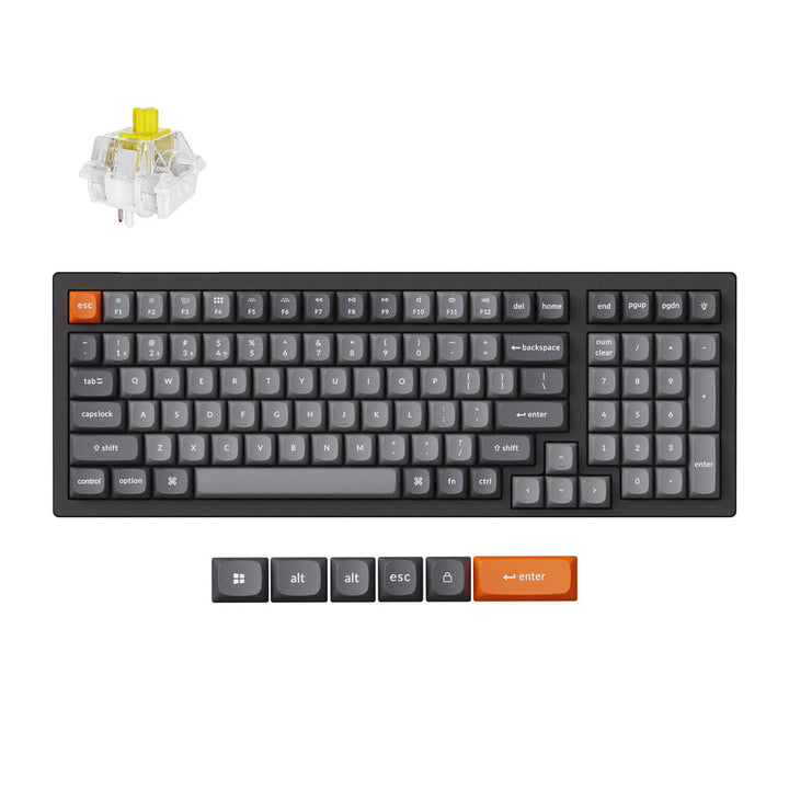 Teclado Mecánico Inalámbrico Keychron K4 Max QMK (Teclado US ANSI)