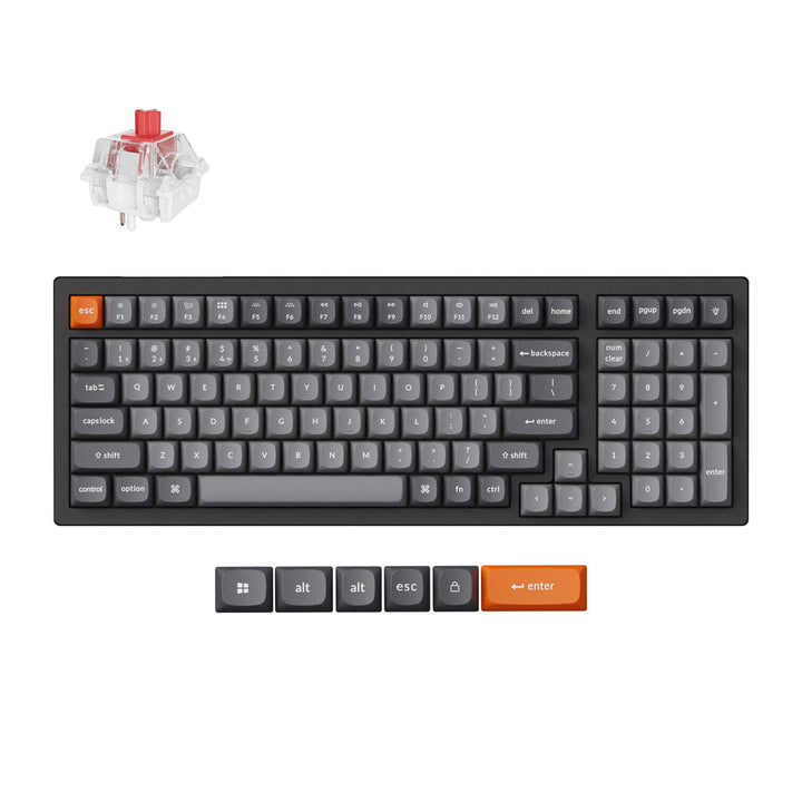 Teclado Mecánico Inalámbrico Keychron K4 Max QMK (Teclado US ANSI)