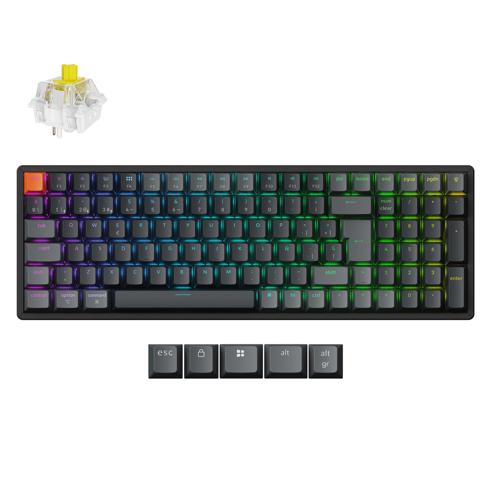 Keychron K4 QMK Wireless Mechanical Keyboard ISO Layout Collection (Version 3)