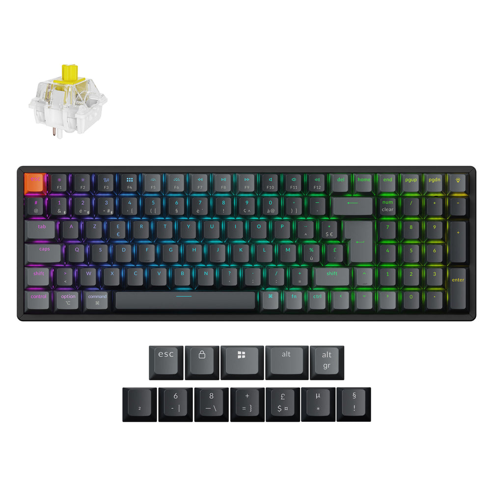 Keychron K4 QMK Wireless Mechanical Keyboard ISO Layout Collection (Version 3)