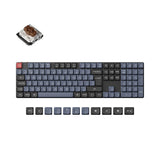 Colección de diseño ISO de teclado mecánico personalizado inalámbrico Keychron K5 Pro QMK/VIA