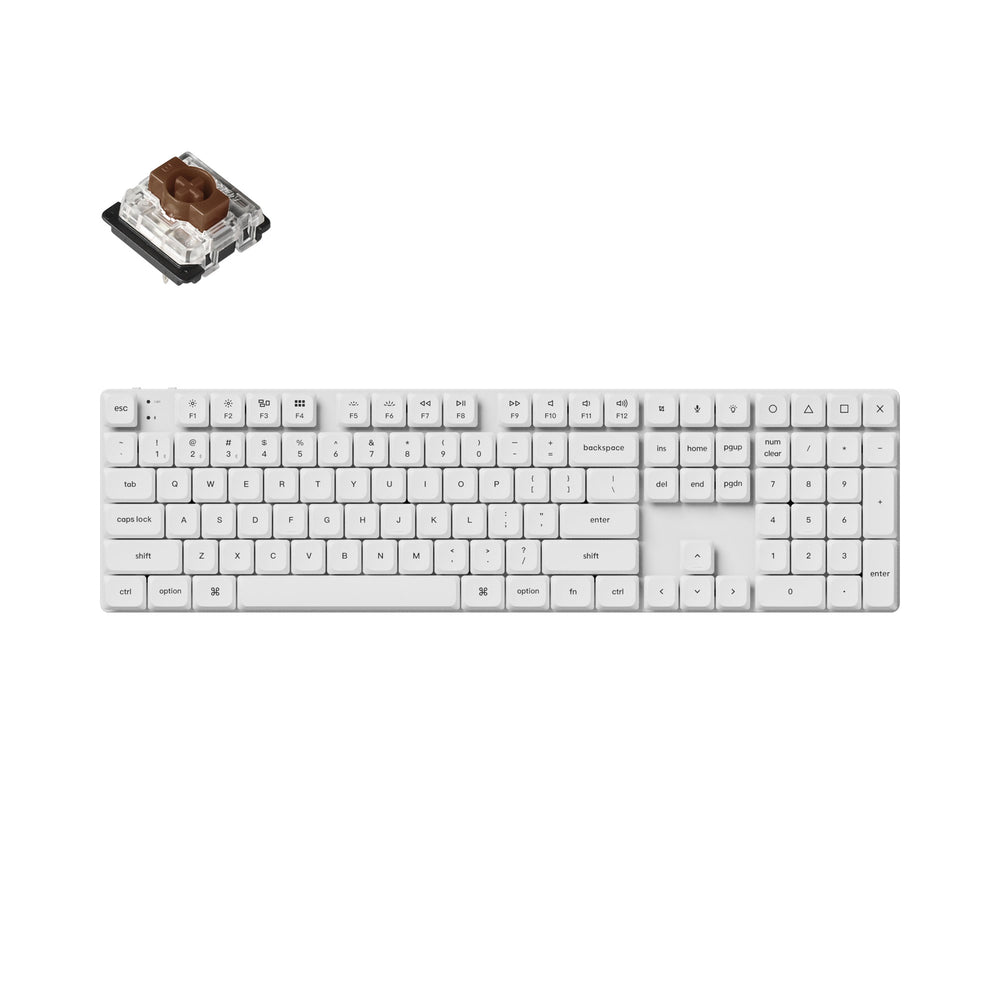 Teclado mecánico personalizado inalámbrico Keychron K5 Pro QMK/VIA (teclado ANSI de EE. UU.)