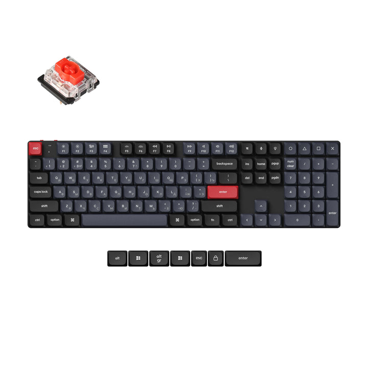 Teclado Mecánico Personalizado Inalámbrico Keychron K5 Pro QMK/VIA (Distribución Rusa RU)