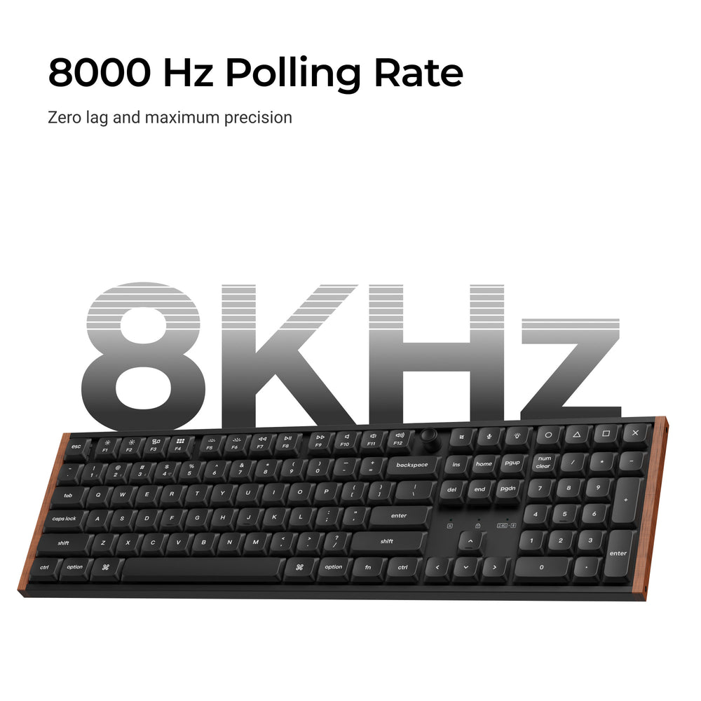 Teclado Mecánico Personalizado Inalámbrico Keychron K5 Ultra 8K con Distribución ANSI US