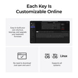 Teclado Mecánico Personalizado Inalámbrico Keychron K5 Ultra 8K con Distribución ANSI US