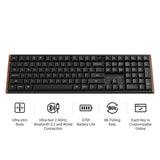 Teclado Mecánico Personalizado Inalámbrico Keychron K5 Ultra 8K con Distribución ANSI US
