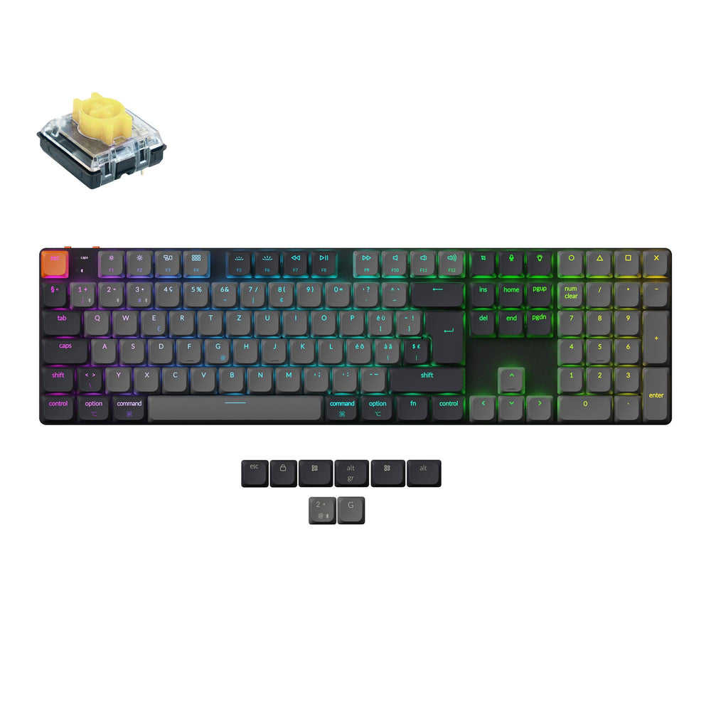 Teclado Mecánico Inalámbrico Keychron K5 QMK (Distribución ISO) - Versión 2