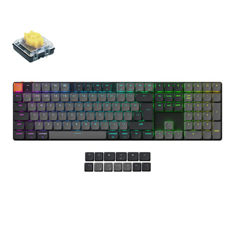 Teclado Mecánico Inalámbrico Keychron K5 QMK (Distribución ISO) - Versión 2