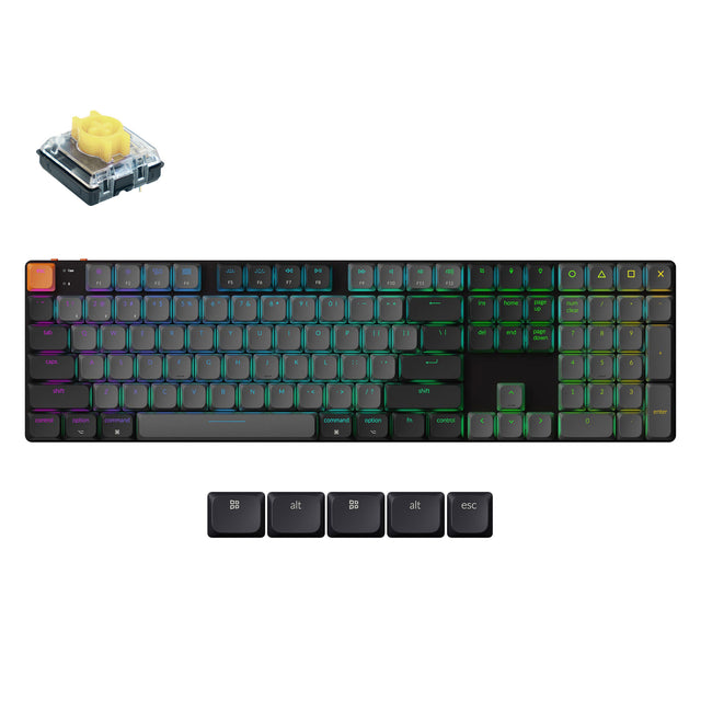 Teclado Mecánico Inalámbrico Keychron K5 QMK (Versión 2) (Distribución ANSI de EE. UU.)