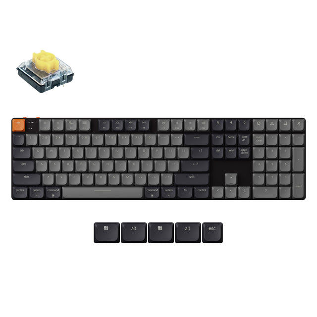 Keychron K5 QMK Wireless Mechanical Keyboard (Version 2) (US ANSI Layout)