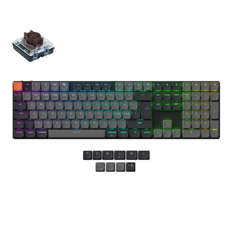 Teclado Mecánico Inalámbrico Keychron K5 QMK (Distribución ISO) - Versión 2