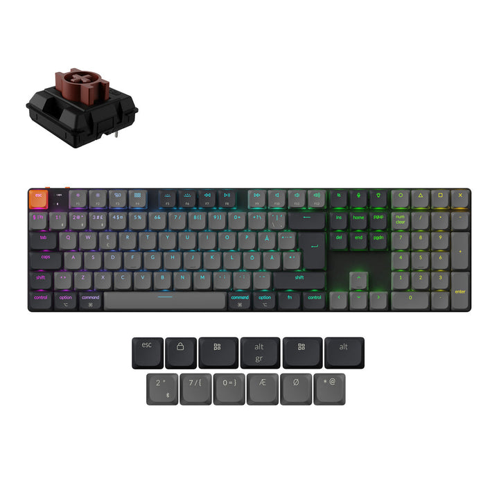 Teclado Mecánico Inalámbrico Keychron K5 QMK (Distribución ISO) - Versión 2