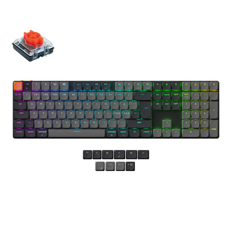 Teclado Mecánico Inalámbrico Keychron K5 QMK (Distribución ISO) - Versión 2