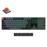 Teclado Mecánico Inalámbrico Keychron K5 QMK (Versión 2) (Distribución ANSI de EE. UU.)