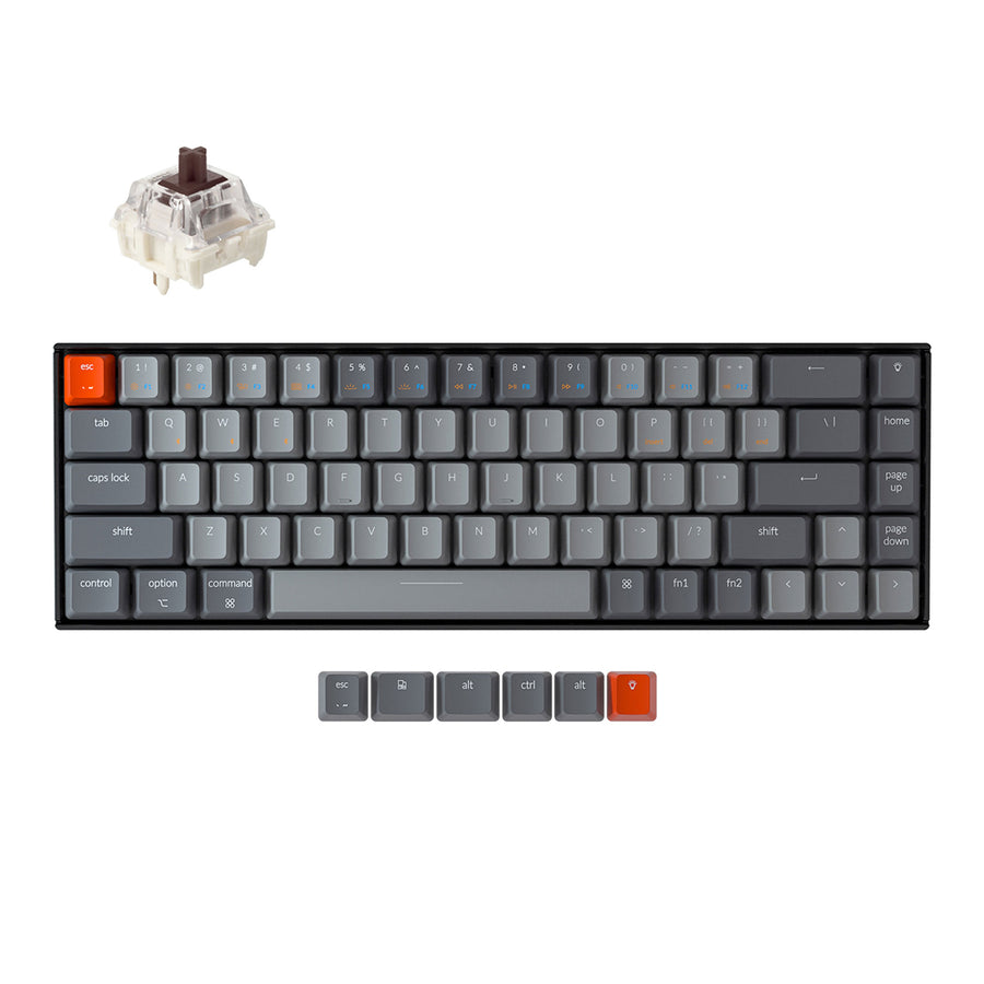 Teclado mecánico inalámbrico Keychron K6 (teclado ANSI de EE. UU.)