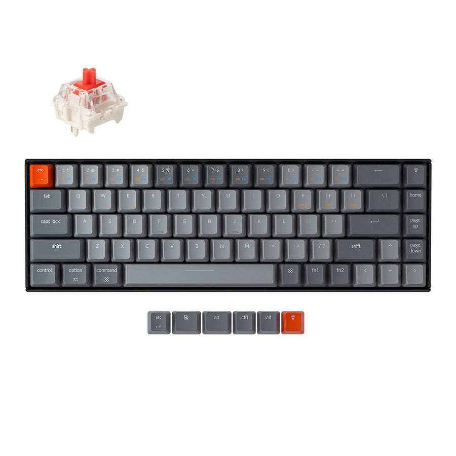 Keychron K6 Wireless Mechanical Keyboard (US ANSI Keyboard)