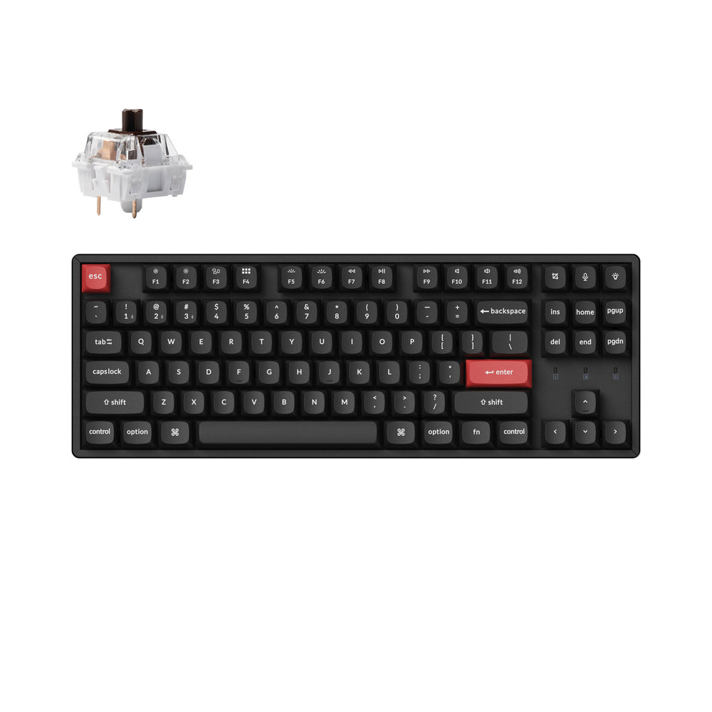 Teclado mecánico inalámbrico Keychron K8 Pro QMK/VIA (teclado ANSI de EE. UU.)