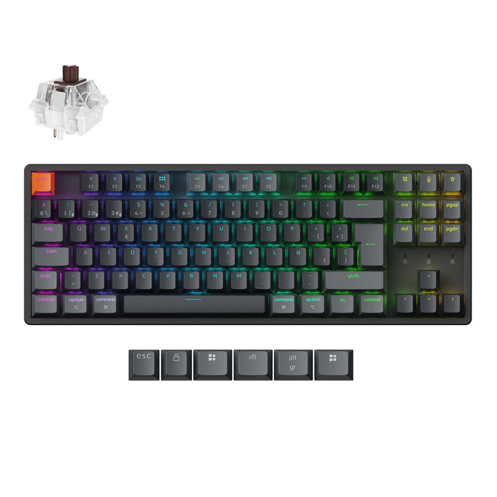 Teclado Mecánico Inalámbrico Keychron K8 QMK Colección de Distribución ISO (Versión 2)