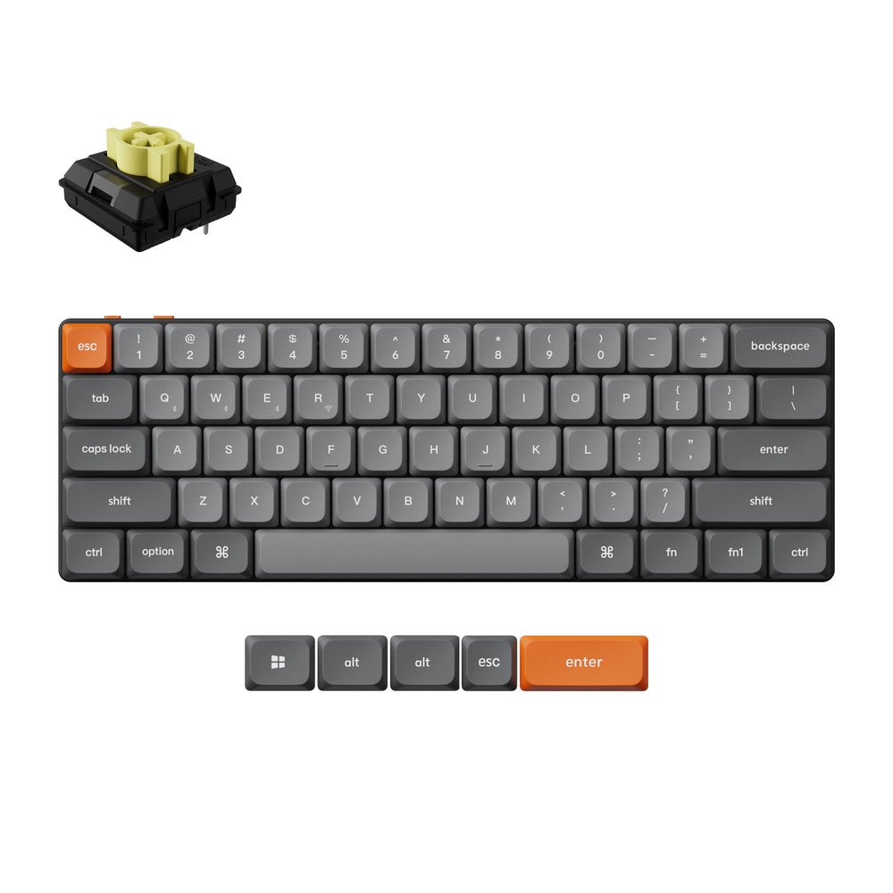 Keychron K9 Max QMK Wireless Custom Mechanical Keyboard (US ANSI Keyboard)