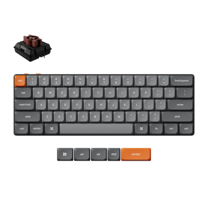 Teclado Mecánico Personalizado Inalámbrico Keychron K9 Max QMK (Teclado US ANSI)