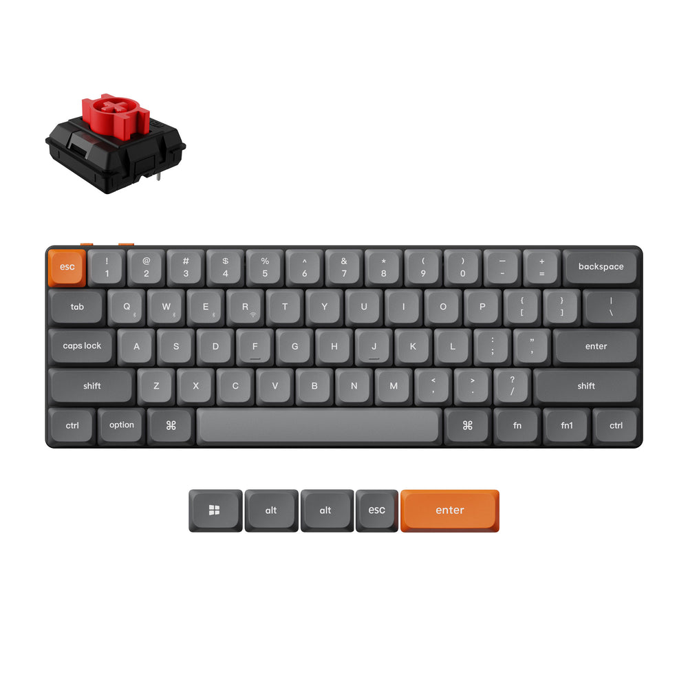 Keychron K9 Max QMK Wireless Custom Mechanical Keyboard (US ANSI Keyboard)