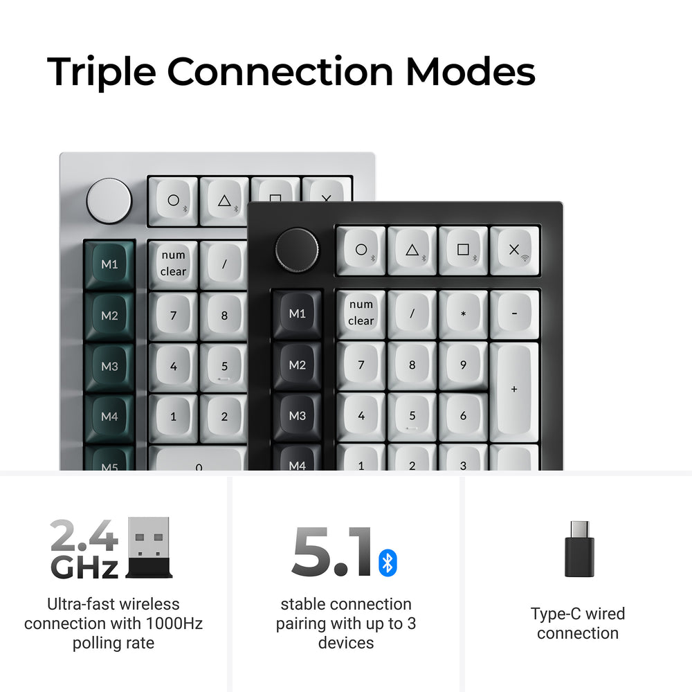 Keychron Q0 HE QMK Wireless Custom Number Pad