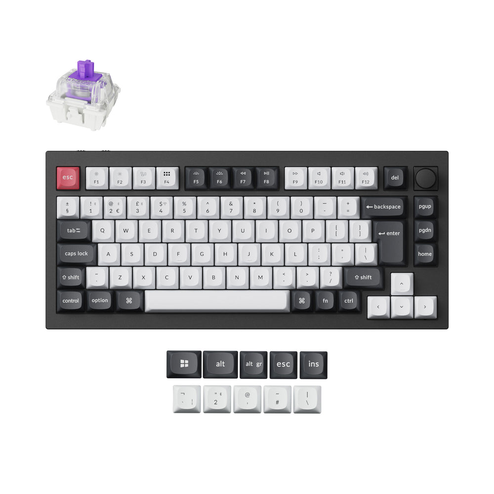 Keychron Q1 HE QMK Wireless Custom Keyboard ISO Layout Collection