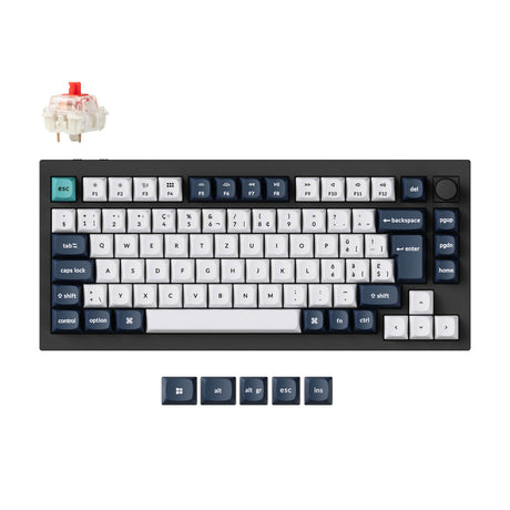 Colección de diseño ISO de teclado mecánico personalizado inalámbrico Keychron Q1 Max QMK/VIA